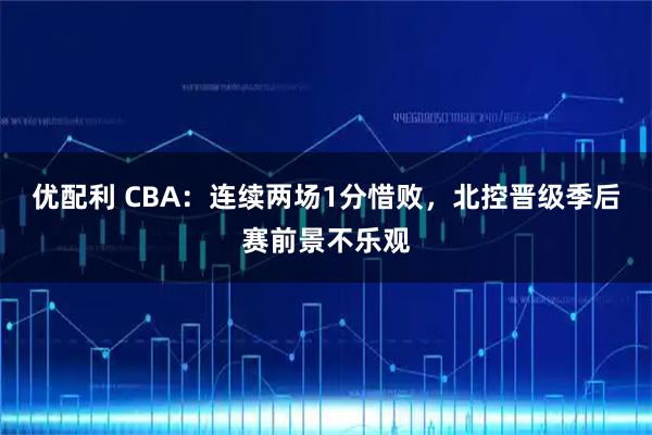 优配利 CBA:连续两场1分惜败,北控晋级季后赛前景不乐观